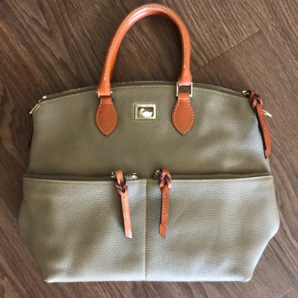 Dooney and Bourke Pebble Leather Satchel
